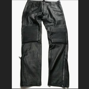 mens leather pants h&m